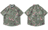 Kurzarmshirt mit farbenfrohem, strapazierfähigem Graffiti-Hundemotiv