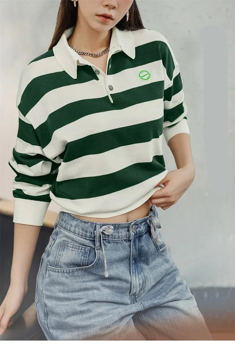빈티지 레트로 클래식 컬러 블록 티셔츠