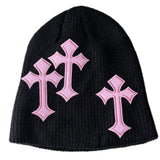 Cross Knitted Beanie