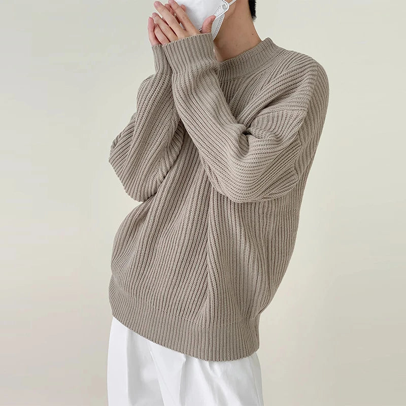 Pull-over léger en maille luxueuse, confortable et décontracté