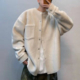 Veste décontractée en polaire imitation cachemire