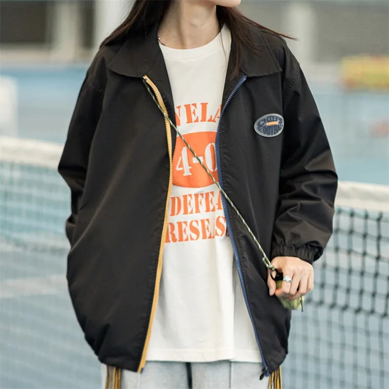 Vintage American Retro Coach Jacket