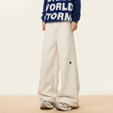 Original Thickened Warm Embroidered Sweatpants