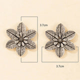 Exaggerated Ethnic Style Stud Earrings