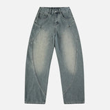 Nostalgic American Style Loose Fit Denim Jeans