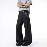 Vintage Gothic Jacquard Printed Cool Jeans