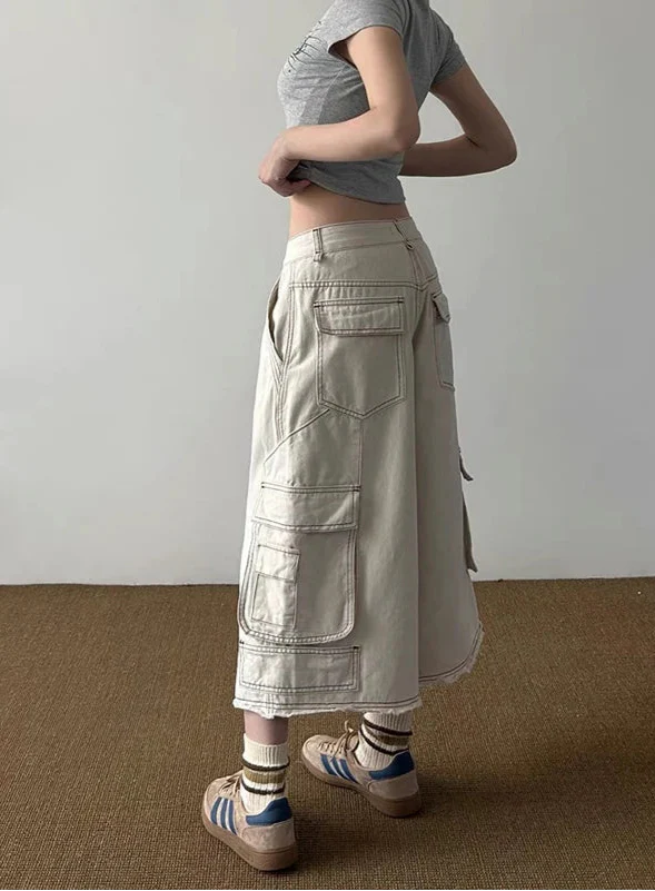 Streetwear American Style Oversized Cargo Pants