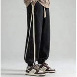 Breathable Striped Side Baggy Sporty Jogger