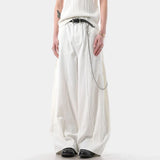 Elegant Stretch Comfort Solid Color Wide Leg Jeans