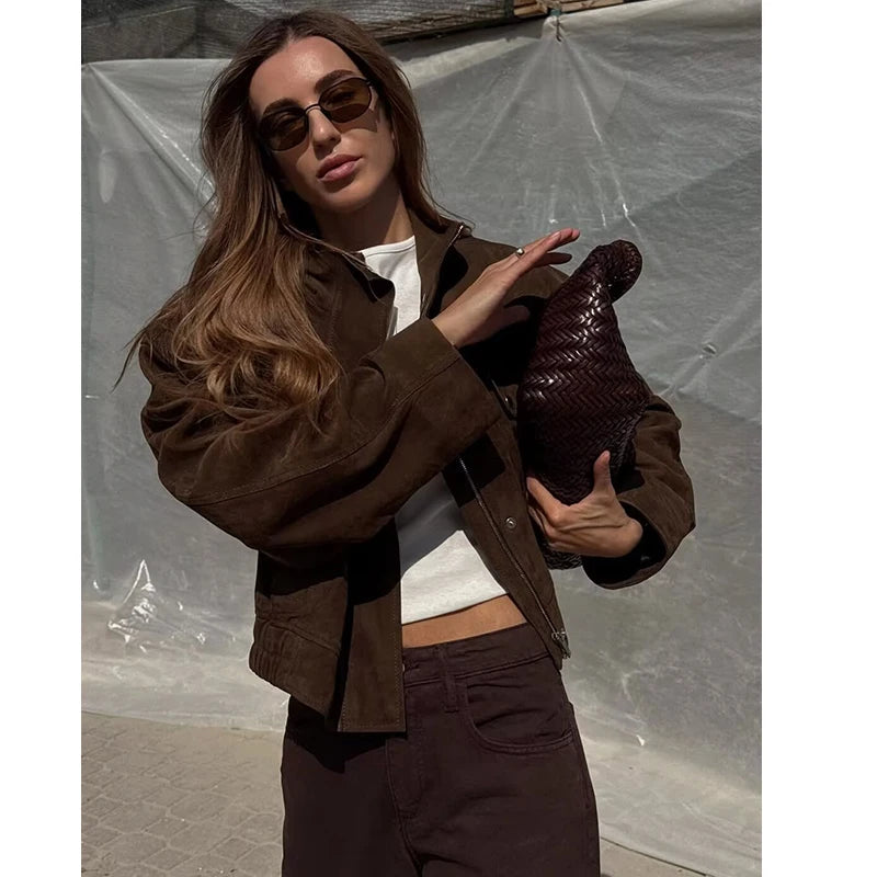 Autumn Vibe Pocketed Jacket