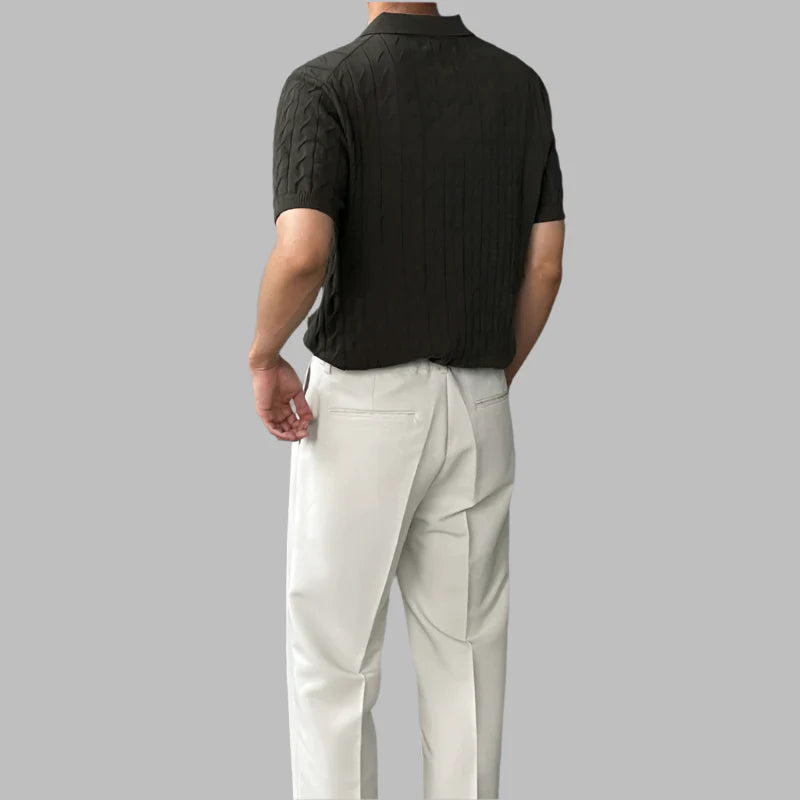 Klassisches, bequemes Retro-Polo-Shirt in schmaler Passform