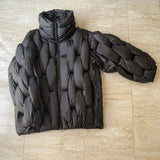 Men Winter Padded High Collar Puffer Jacket