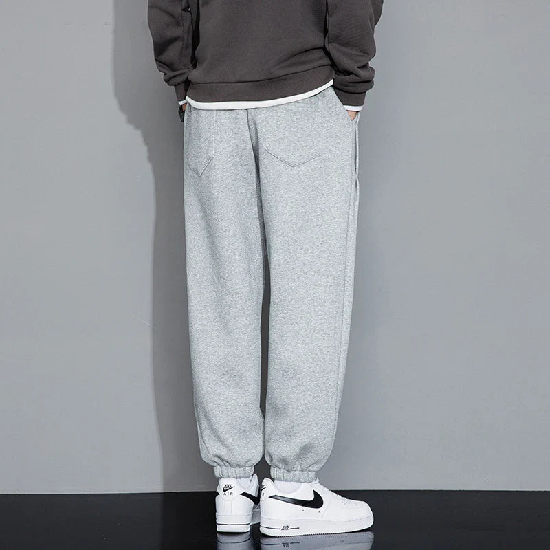 Fashionable Elastic Waist Drawstring Sweatpants