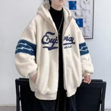 Veste épaisse en fourrure d'agneau de style coréen