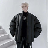 Veste d'hiver rembourrée en coton épais pour homme