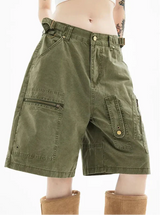 Short en jean baggy style streetwear vintage japonais