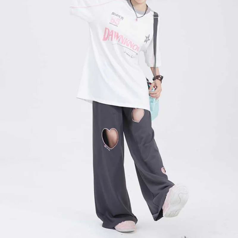 Sweet Vintage Love High Waist Jogginghose