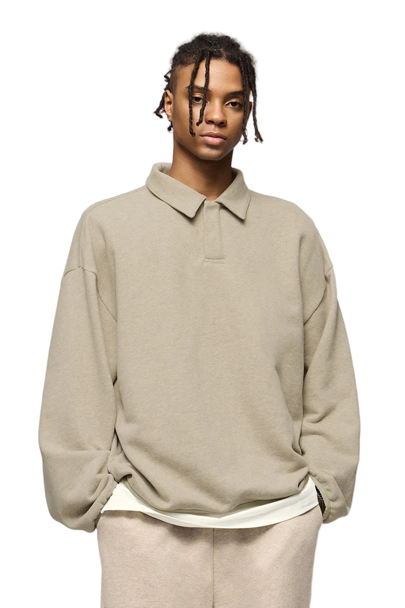 Oversized Cozy Velvet Sweatshirt