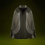 Slim Fit Punk Color Blocked Sweatshirt