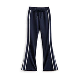 Marineblaue Freizeit-Sport-Jogginghose mit Kordelzug