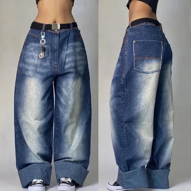 Y2K Baggy Wide-Leg Jeans