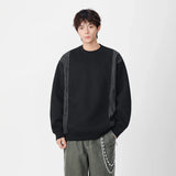 Y2K Retro Patchwork Heavyweight Sweatshirt
