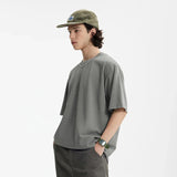 Solid Color High Street Oversized T-Shirt