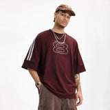 Y2K Infinity Color Block Sports T-Shirt