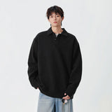 Winter Signature Hip Hop Polo Sweatshirt