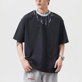 体型を拾わないひんやりコットンルーズTシャツ（シティボーイTシャツ）