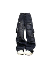 Baggy Vintage Y2K High Waist Cargo Pants