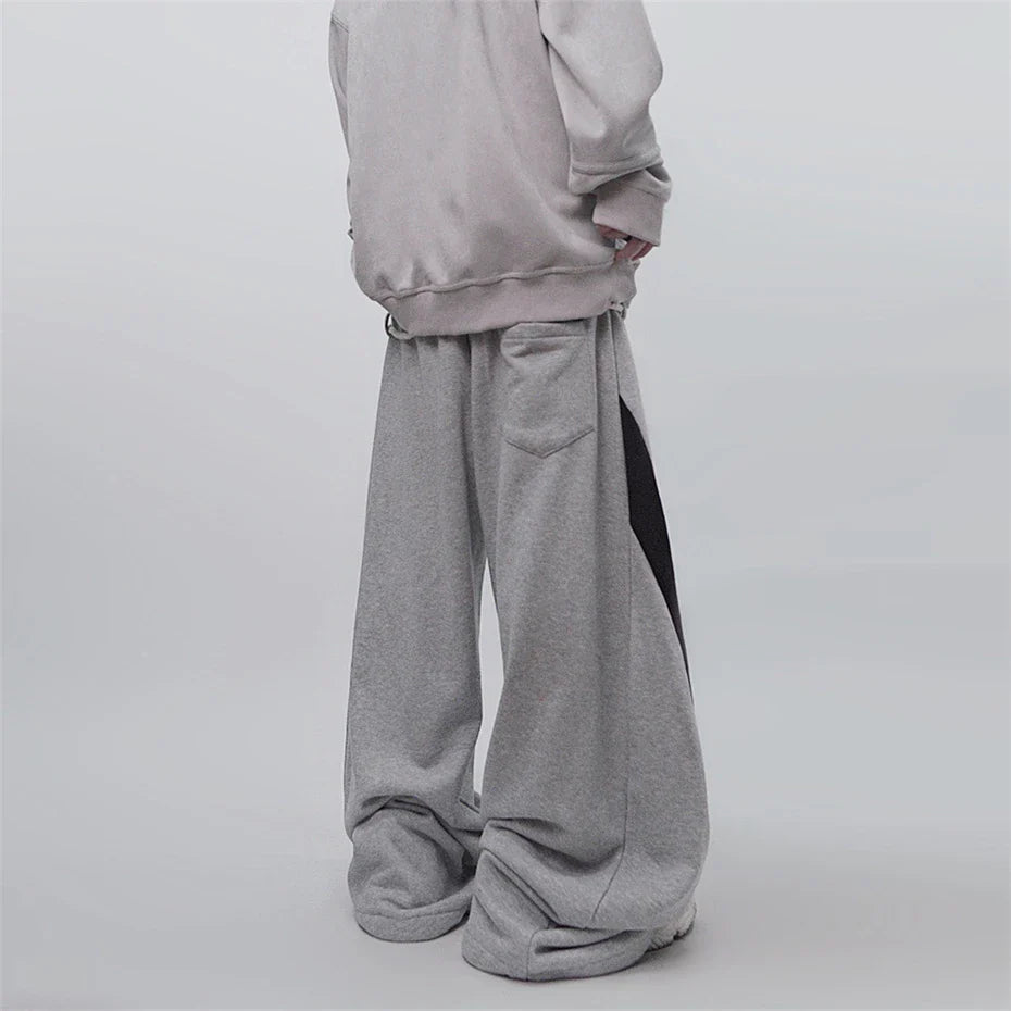 Coole Hip-Hop-Jogginghose mit Farbblockmuster