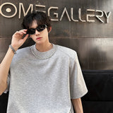 Vintage Oversized Loose Chain Shoulder Pad T-Shirt