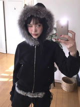 Grunge Aesthetic Padded Jacket