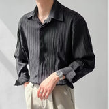 Chemise élégante à manches longues et coupe ample