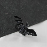 Y2K Gothic Black Bat Halloween Ring