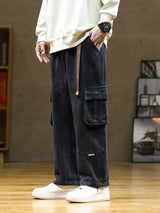 Loose Straight Multi-Pockets Cargo Pants