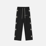 Streetwear Loose Casual Wide Leg Letter Sweatpants