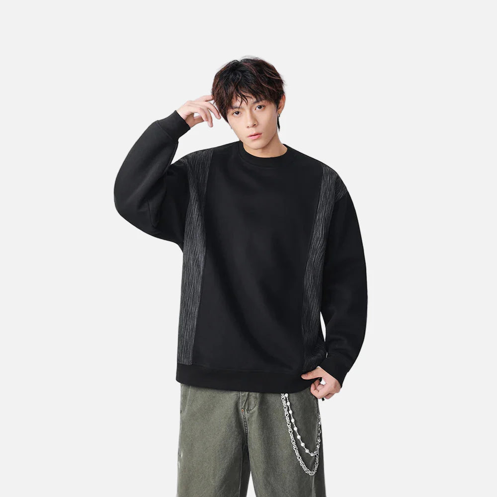 Y2K Retro Patchwork Heavyweight Sweatshirt