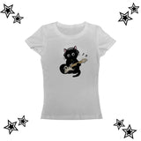 Y2K Vintage Cat Graphic T-Shirt