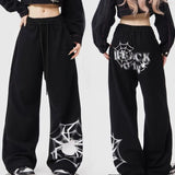 Y2K Spider Wide-Leg Sweatpants