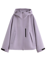Modische, winddichte Outdoor-Jacke für Damen in großen Größen