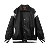 Retro Patchwork High Street Leather Varsity Jacket