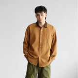 Chemise à manches longues décontractée, ample et élégante, style signature