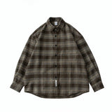 High Quality Vintage Plaid Coat Shirt