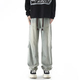 Herbstliche amerikanische Baggy-Arbeitsjeans