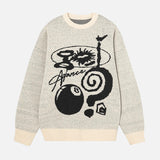 Cozy Winter Warm Jacquard Knit Sweater