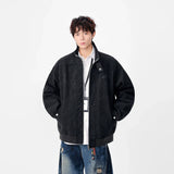 Signature Textured Stand-Up Collar Jacket
