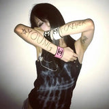 Grunge Y2K Tattoo Print Women's Tank Top