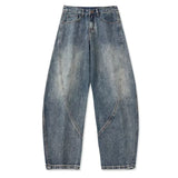Coole Vintage-Jeans für Herren, gerader Schnitt, weites Bein